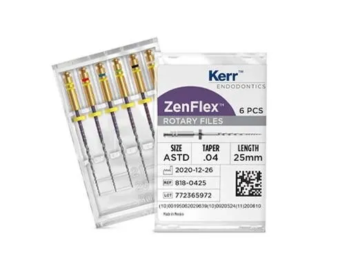Zenflex Rotary Niti Files 31Mm .040/.04