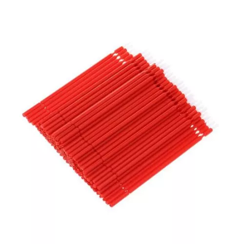 Pinceaux D Application Rouge 100pcs