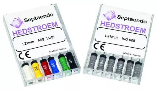 Lime  Endo Hedstroem 31Mm Iso 015 6pcs